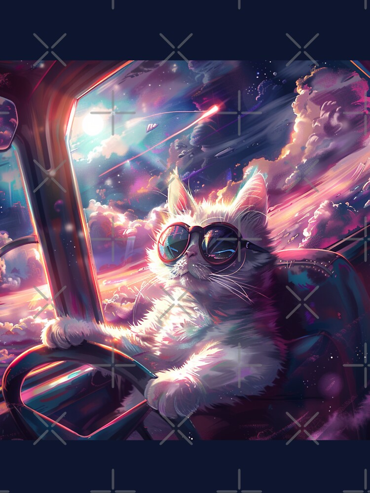 Cyberpunk Cat Flying Driver T-Shirts, Hoodie, Sweatshirt