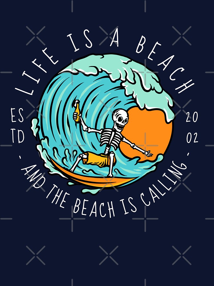 Life is a Beach And The Beach Is Calling by FrescoNat T-Shirts, Hoodie, Sweatshirt | BlankRebels.com (Image 3)