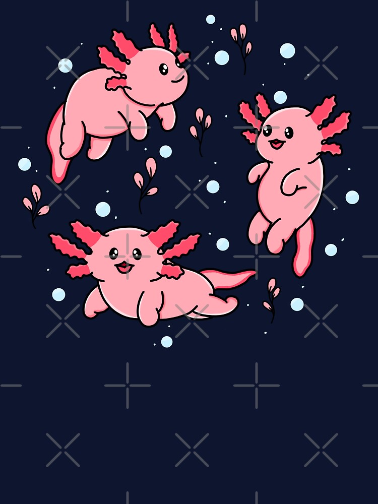 Happy Axolotl by Kimprut T-Shirts, Hoodie, Sweatshirt | BlankRebels.com (Image 3)