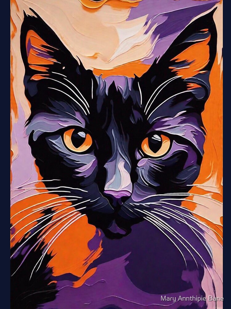 Black cat by Mary Annthipie Bane T-Shirts, Hoodie, Sweatshirt | BlankRebels.com (Image 3)