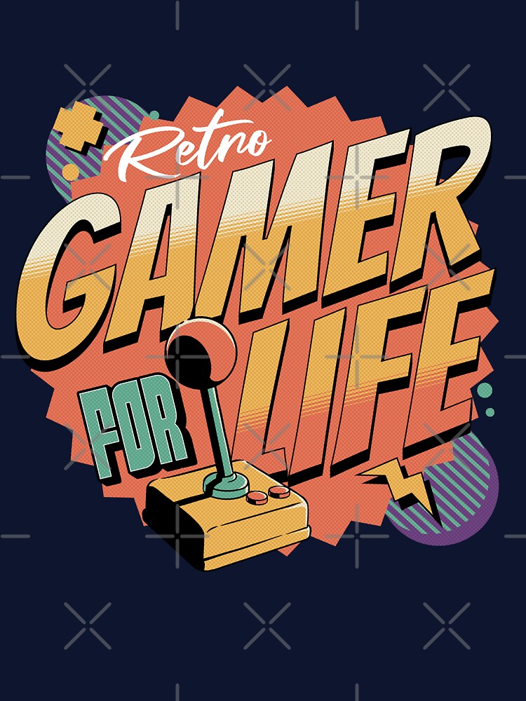 Retro Gamer For Life by Khihi