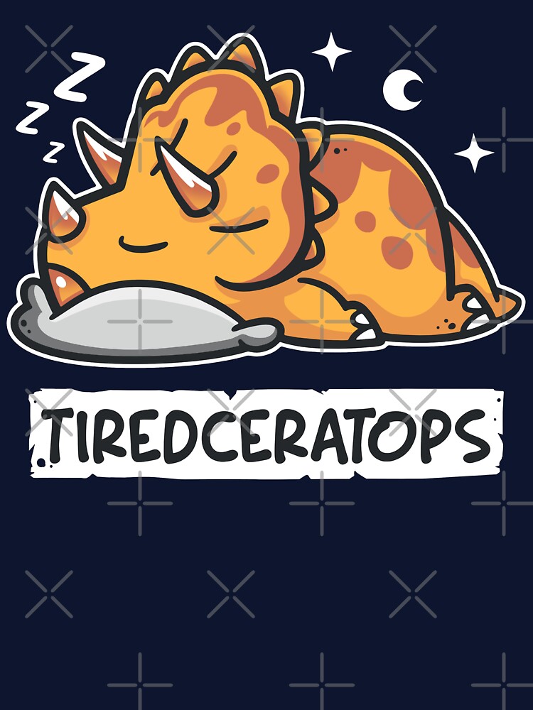 Tiredceratops - Lazy Triceratops Dinosaur by Snouleaf