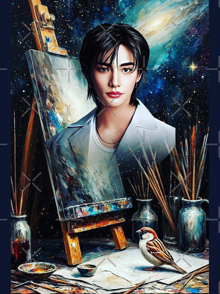 Artistic hyunjin by CraftyGlamazon T-Shirts, Hoodie, Sweatshirt | BlankRebels.com (Image 3)