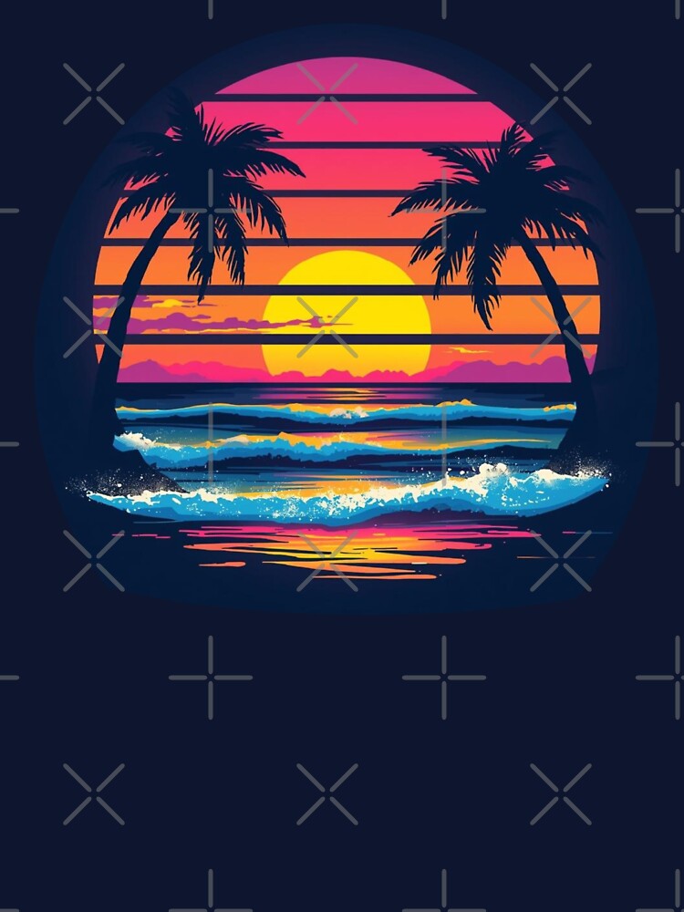 Sunset Paradise by ArtCraftLab T-Shirts, Hoodie, Sweatshirt | BlankRebels.com (Image 3)