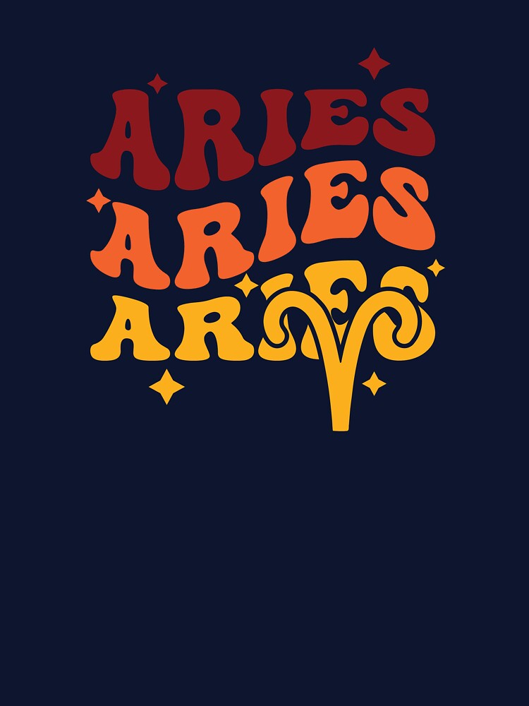 Aries Retro Zodiac Horoscope by ArtMeetsPizza T-Shirts, Hoodie, Sweatshirt | BlankRebels.com (Image 3)