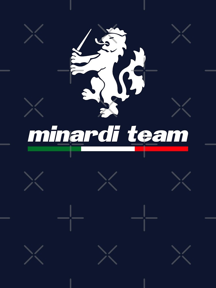 Minardi F-1 Team Vintage Art by San Studios Co. T-Shirts, Hoodie, Sweatshirt | BlankRebels.com (Image 3)