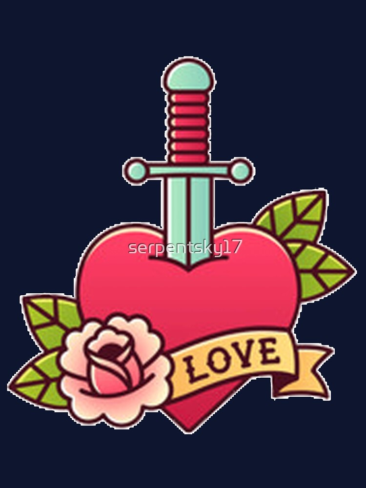 Love Stinks - Tattoo Style by SerpentSkyArts T-Shirts, Hoodie, Sweatshirt | BlankRebels.com (Image 3)