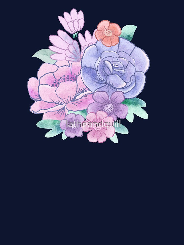 90s Floral Overload by latheandquill T-Shirts, Hoodie, Sweatshirt | BlankRebels.com (Image 3)