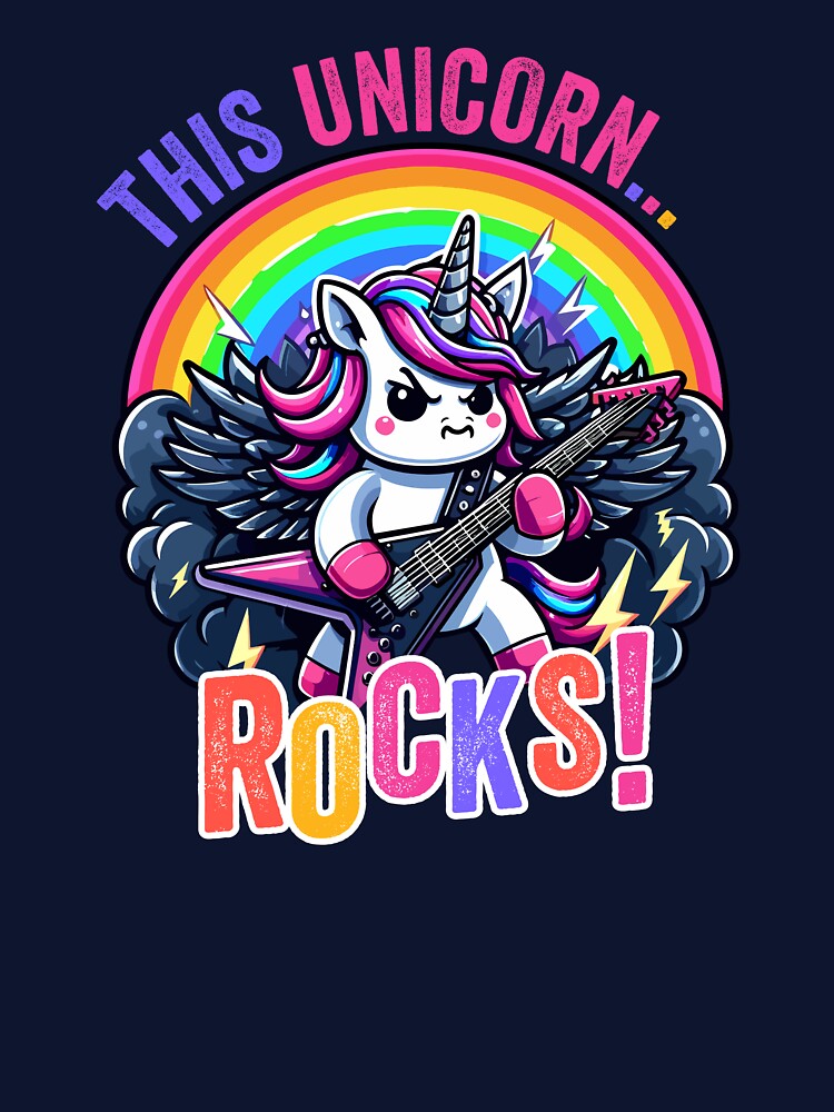 This Unicorn Rocks by Bold Thread Shop T-Shirts, Hoodie, Sweatshirt | BlankRebels.com (Image 3)