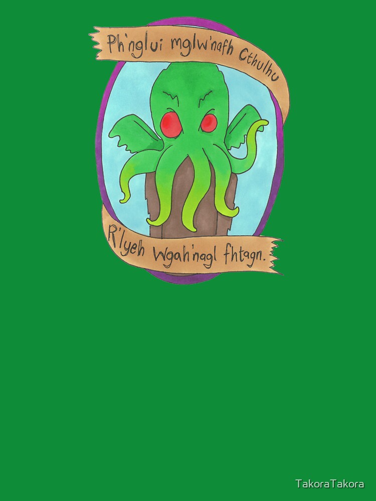 Lord Cthulhu Cameo by TakoraTakora T-Shirts, Hoodie, Sweatshirt | BlankRebels.com (Image 3)
