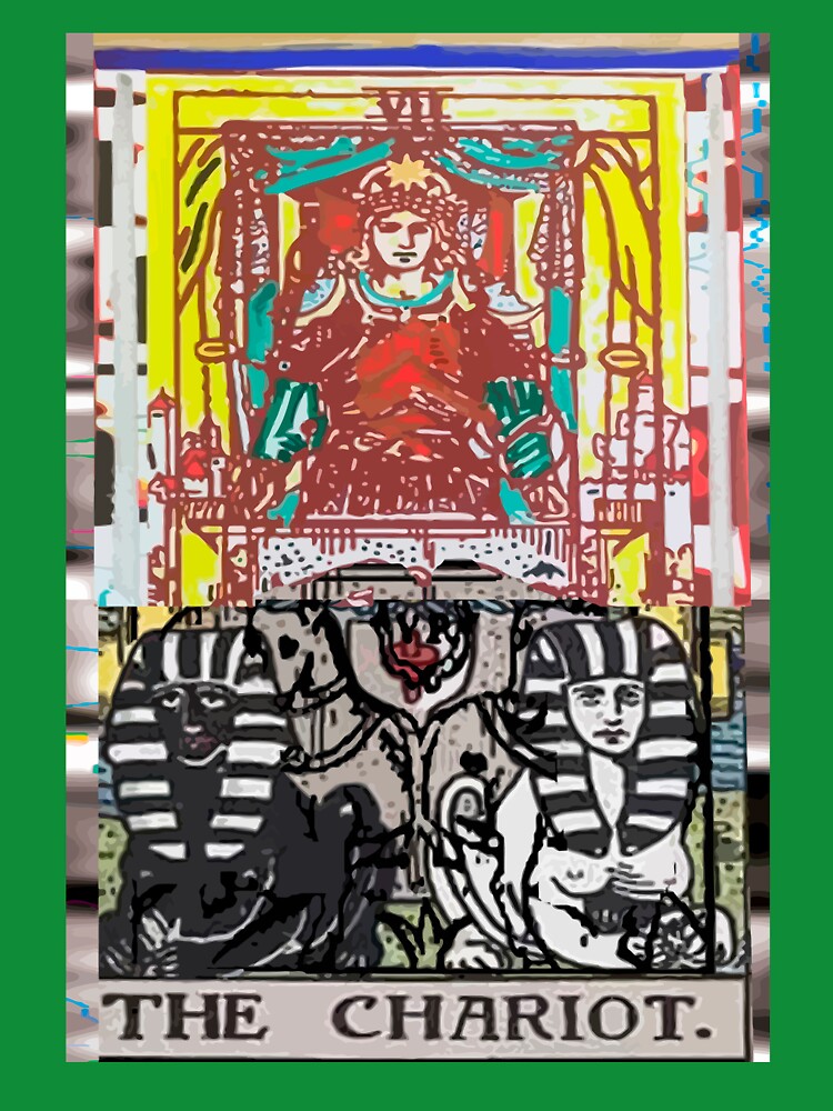 The Chariot Tarot Card Tarot Lover Gift Design by artmythica T-Shirts, Hoodie, Sweatshirt | BlankRebels.com (Image 3)