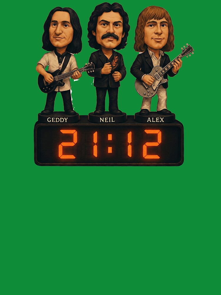 It´s Rush time! Rush 2112 Caricature Band Figures – Geddy, Neil & Alex by The-Jerk-Store T-Shirts, Hoodie,... (Image 3)