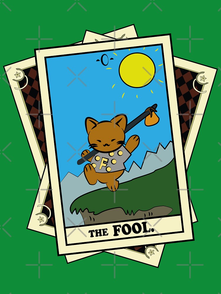 TAROT CARDS DECK | THE FOOL. | FORTUNE CAT by FalconLifeStore T-Shirts, Hoodie, Sweatshirt | BlankRebels.com (Image 3)