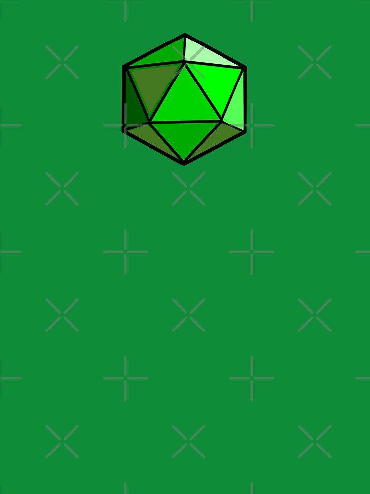 D20 Dice (Green) by CrewDutler T-Shirts, Hoodie, Sweatshirt | BlankRebels.com (Image 3)