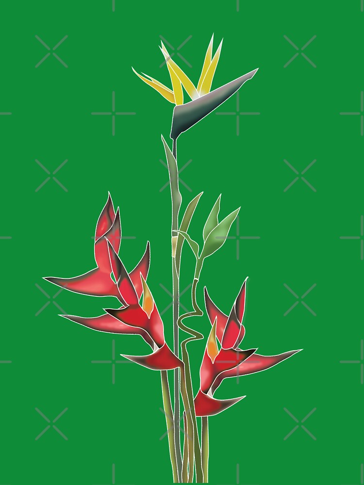 Tropical Flowers by glategan T-Shirts, Hoodie, Sweatshirt | BlankRebels.com (Image 3)