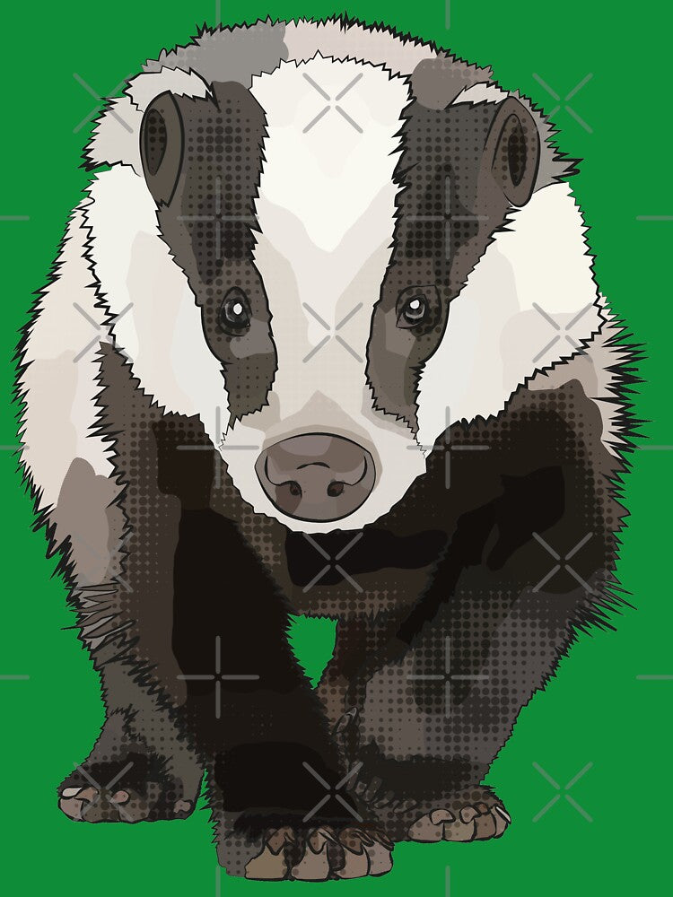 Green Badger by www.BeeFoxTree.com by BeeFoxTree