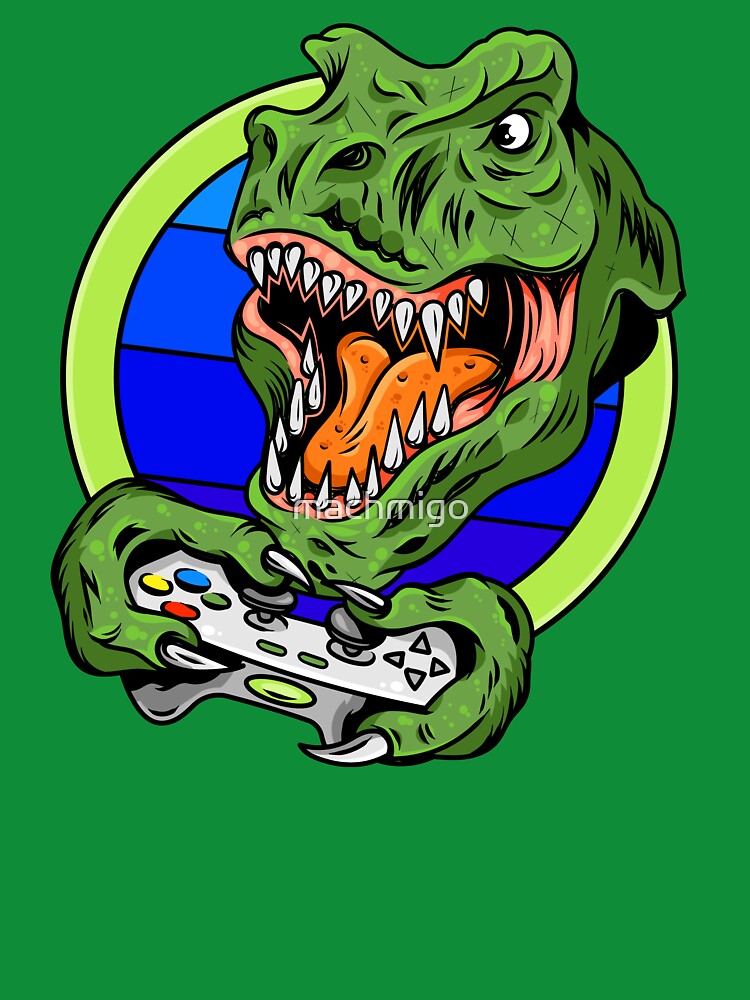 T Rex Dinosaur Gaming T-Shirts, Hoodie, Sweatshirt