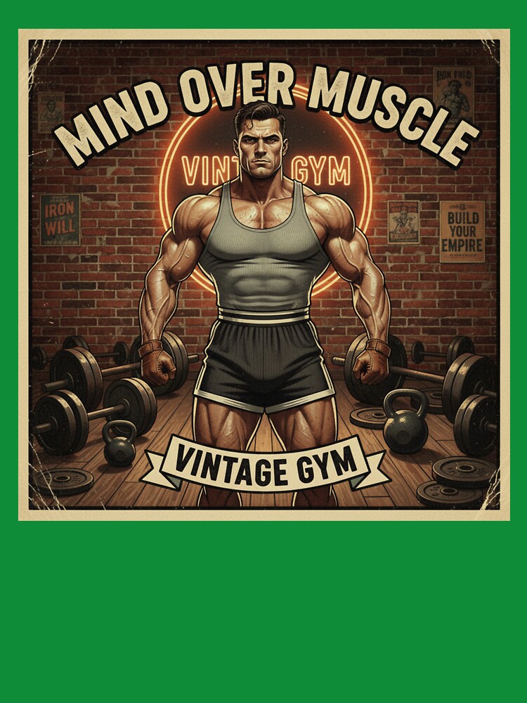 Mind Over Muscle. Vintage Gym. by MaciejErdon