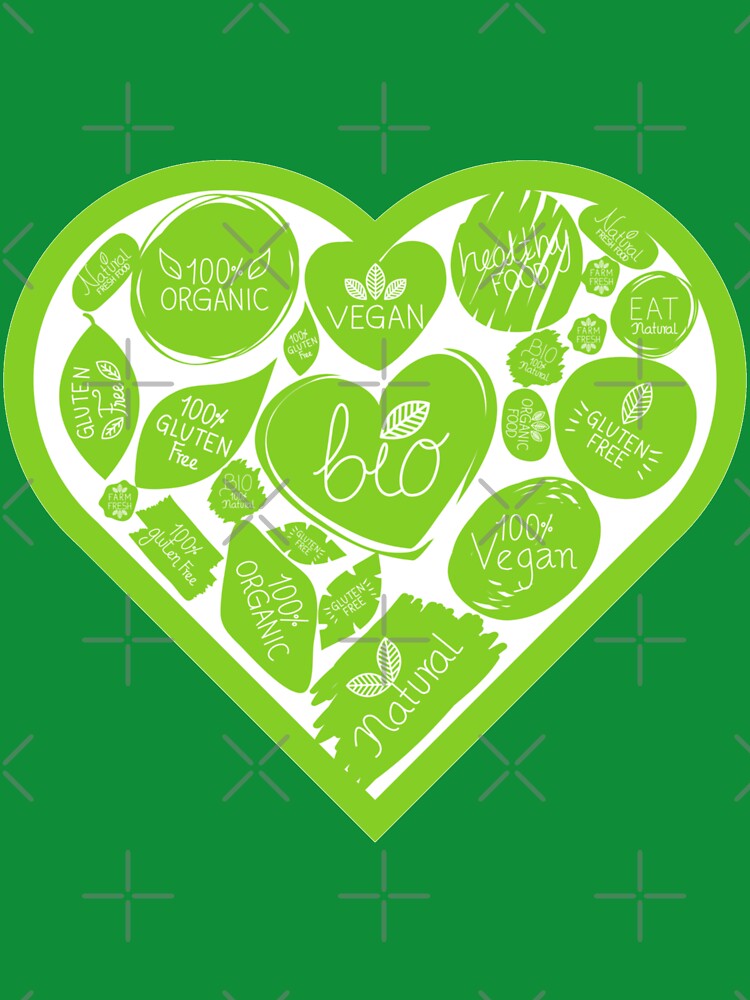 That Vegan Teacher - Heart Shape Vegan by mewsis T-Shirts, Hoodie, Sweatshirt | BlankRebels.com (Image 3)