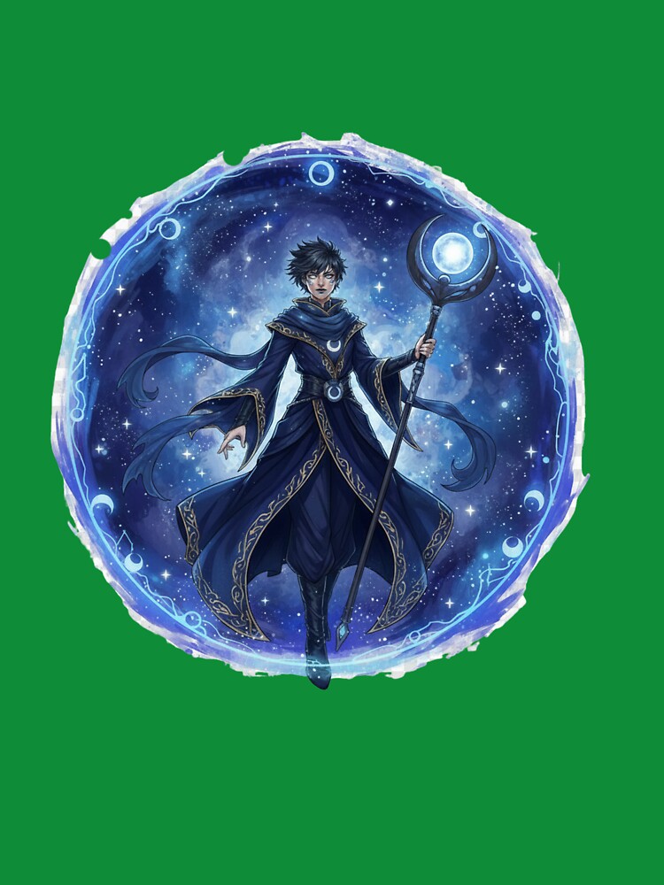 Mystic Moon Sorcerer – Celestial Ritual Circle by Tily360 T-Shirts, Hoodie, Sweatshirt | BlankRebels.com (Image 3)