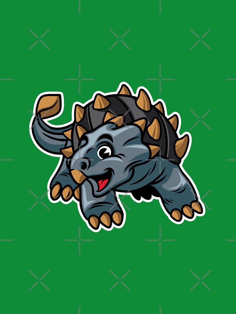 Cute Ankylosaurus Happy Dinosaur by PosterpartyCo T-Shirts, Hoodie, Sweatshirt | BlankRebels.com (Image 3)