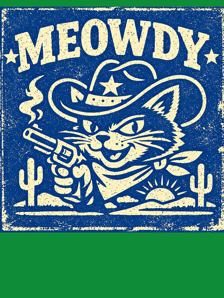 Meowdy Cowboy Cat by SterlingSaddle T-Shirts, Hoodie, Sweatshirt | BlankRebels.com (Image 3)