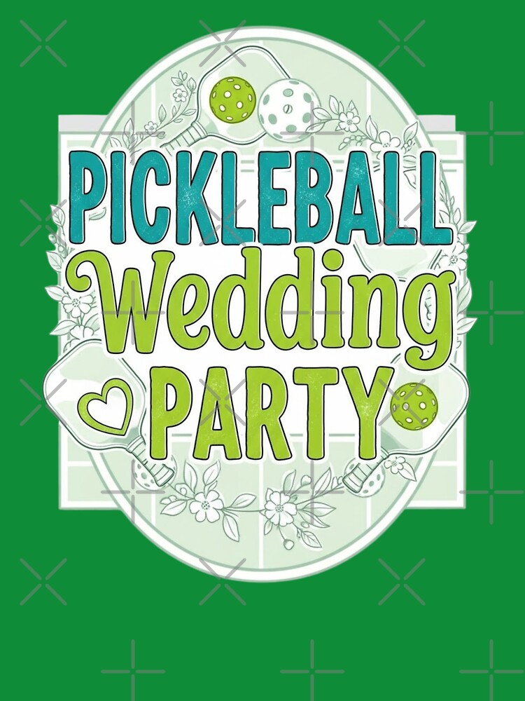 Pickleball Wedding Party– Fun  Wedding Weekend Tee by FitEnvy Hoodie, Sweatshirt | BlankRebels.com (Image 3)