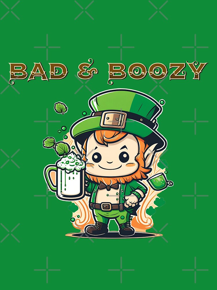 St. Patrick's Day Bad & Boozy by UrbanChillz T-Shirts, Hoodie, Sweatshirt | BlankRebels.com (Image 3)