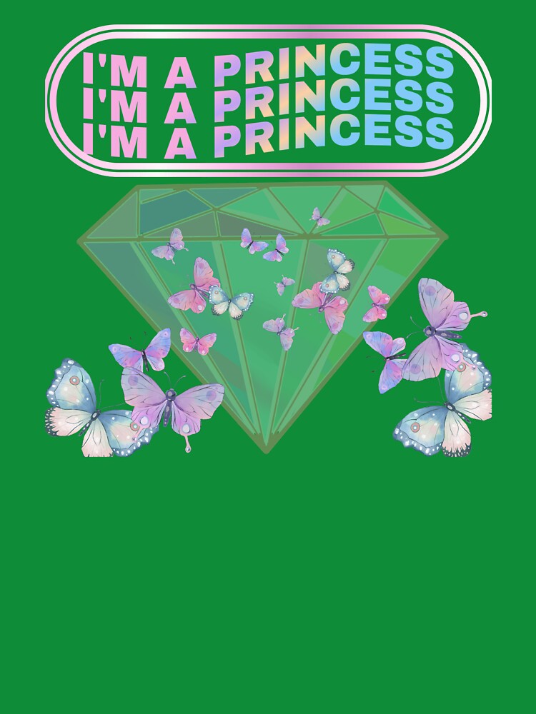 Y2K Soft Girl Princess Quote with Magic Butterflies by LoraDesign98 T-Shirts, Hoodie, Sweatshirt | BlankRebels.com (Image 3)