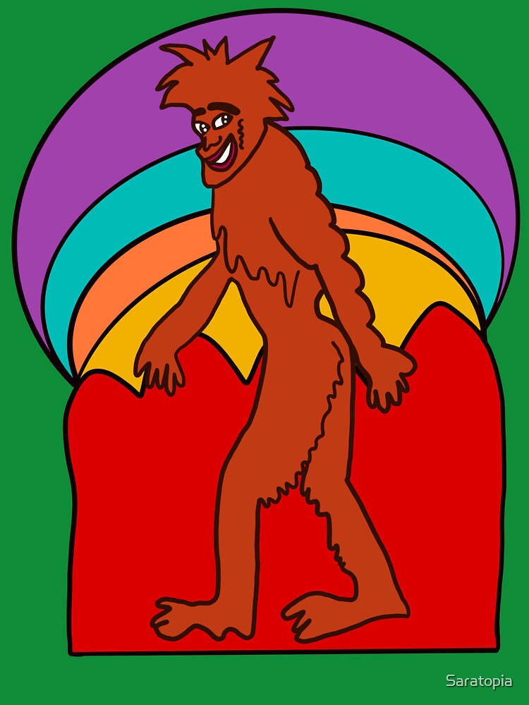 Sedona Sasquatch Sunset by Saratopia T-Shirts, Hoodie, Sweatshirt | BlankRebels.com (Image 3)