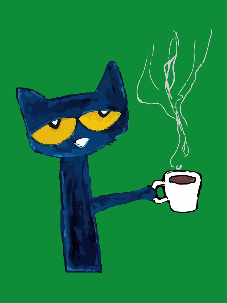 funny black cat drink coffee by 6im0 T-Shirts, Hoodie, Sweatshirt | BlankRebels.com (Image 3)