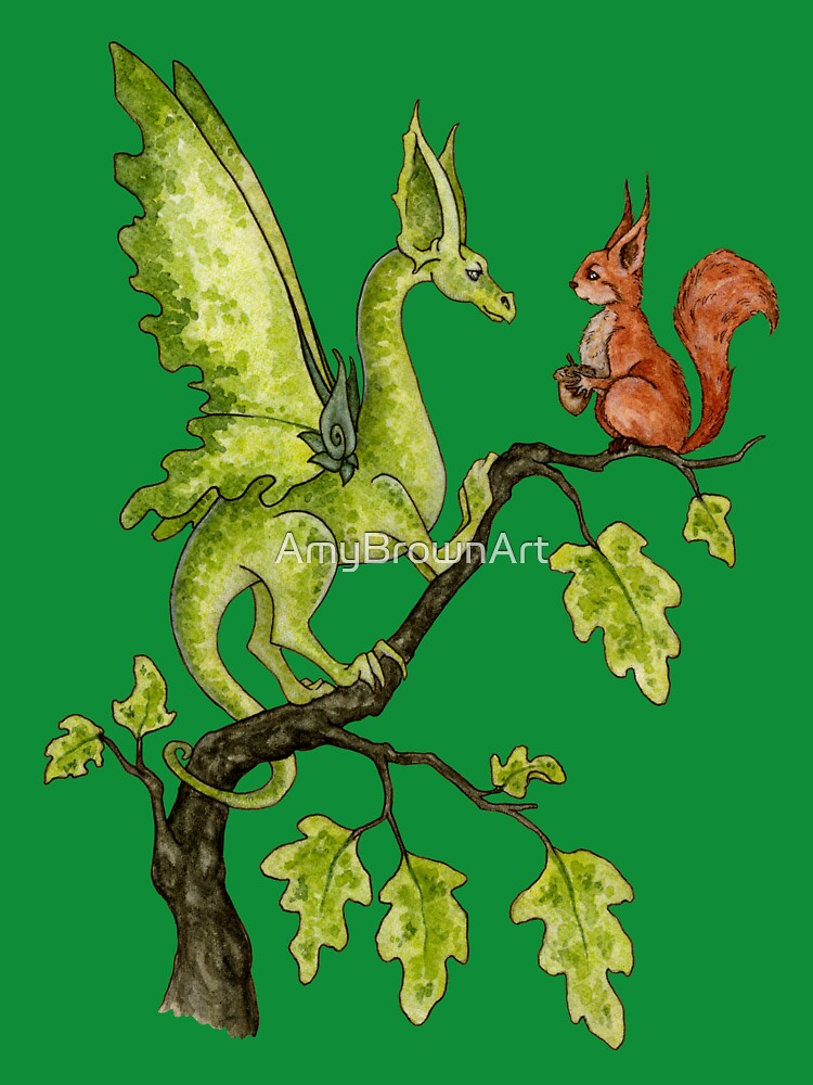 Oak Tree Encounter by AmyBrownArt T-Shirts, Hoodie, Sweatshirt | BlankRebels.com (Image 3)