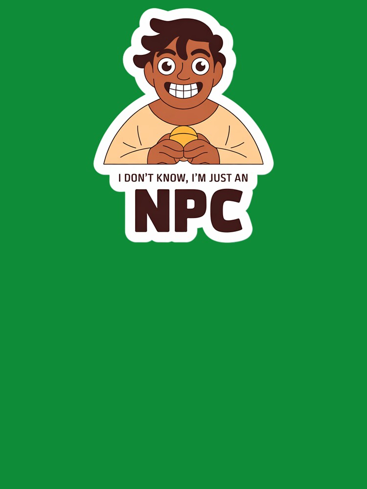 NPC player by SusanaDesign T-Shirts, Hoodie, Sweatshirt | BlankRebels.com (Image 3)