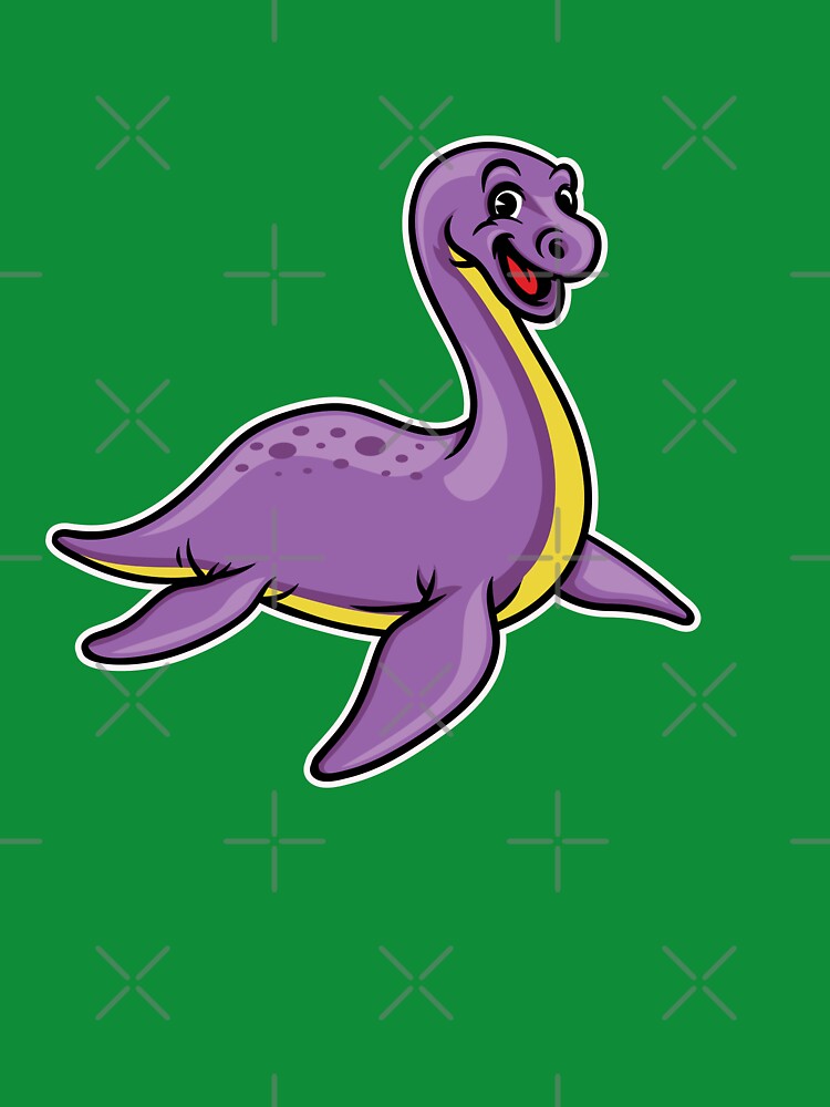 Cute Elasmosaurus Happy Dinosaur by PosterpartyCo T-Shirts, Hoodie, Sweatshirt | BlankRebels.com (Image 3)