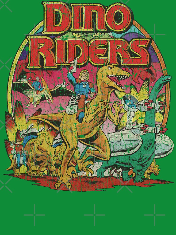 Dino-Riders The Adventure Begins 1988 by AstroZombie6669 T-Shirts, Hoodie, Sweatshirt | BlankRebels.com (Image 3)