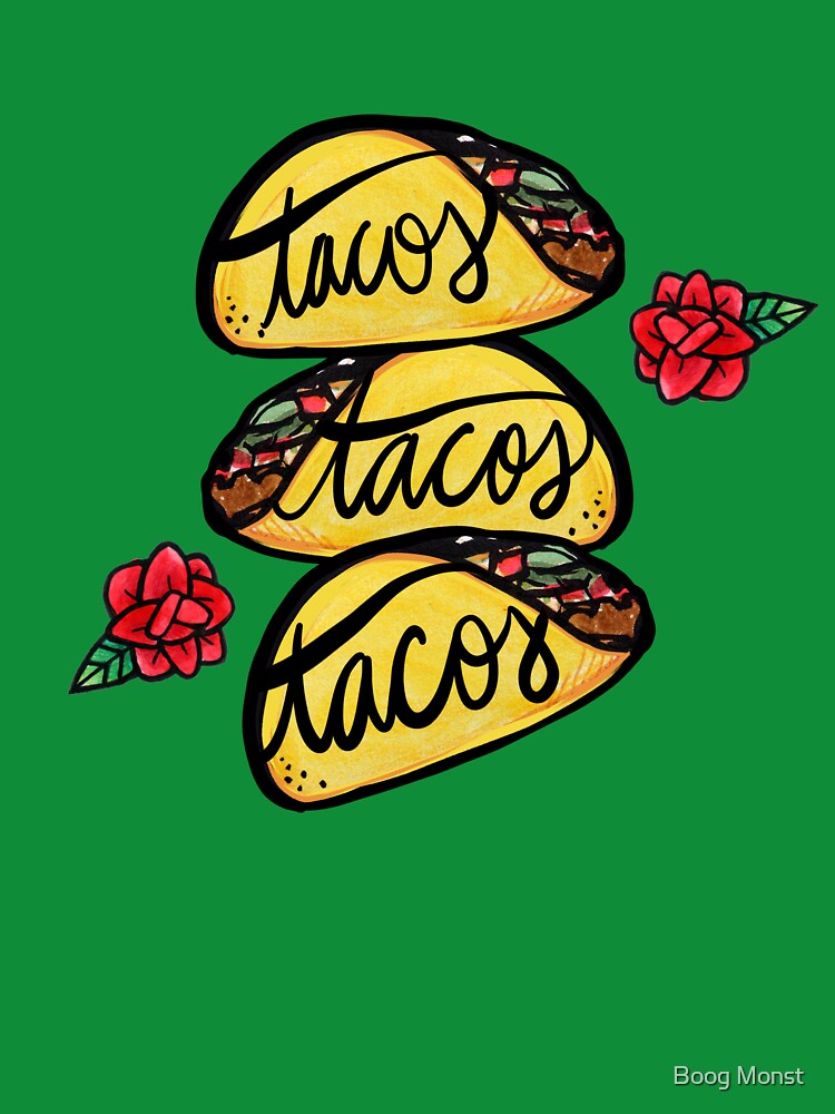 Taco Lover by Boog Monst T-Shirts, Hoodie, Sweatshirt | BlankRebels.com (Image 3)