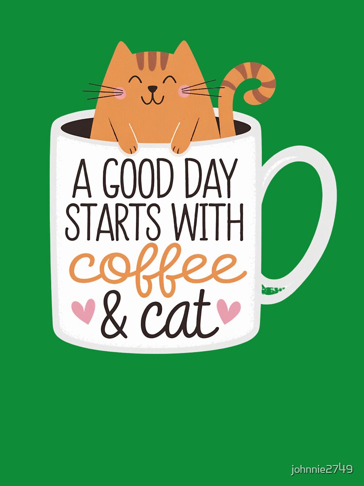 Orange Cat Coffee Lover Cute Cat Humor Cat Lover Cat Mom Cat Dad Cat Family Feline Lover T-Shirts, Hoodie, Sweatshirt