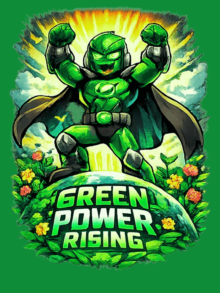 Verdion Green Superhero – Eco Hero Saving Planet – Comic T-Shirts, Hoodie, Sweatshirt