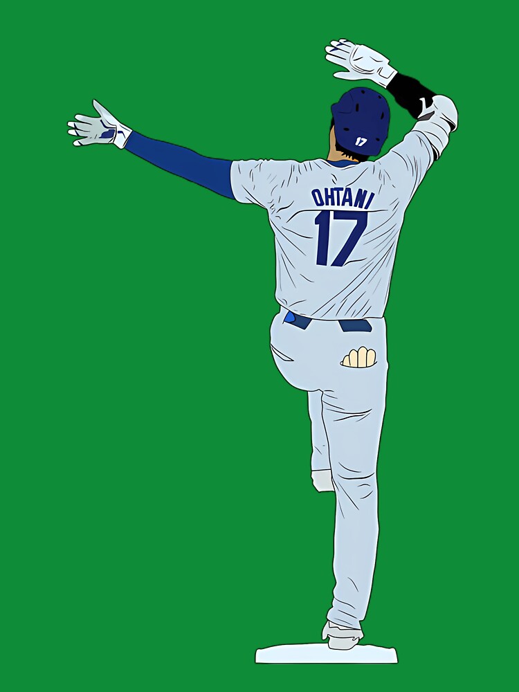 Shohei Ohtani On Base Minimalist 17 by Ezekiel095