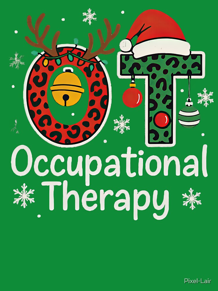 Occupational Therapy Christmas by Pixel-Lair T-Shirts, Hoodie, Sweatshirt | BlankRebels.com (Image 3)