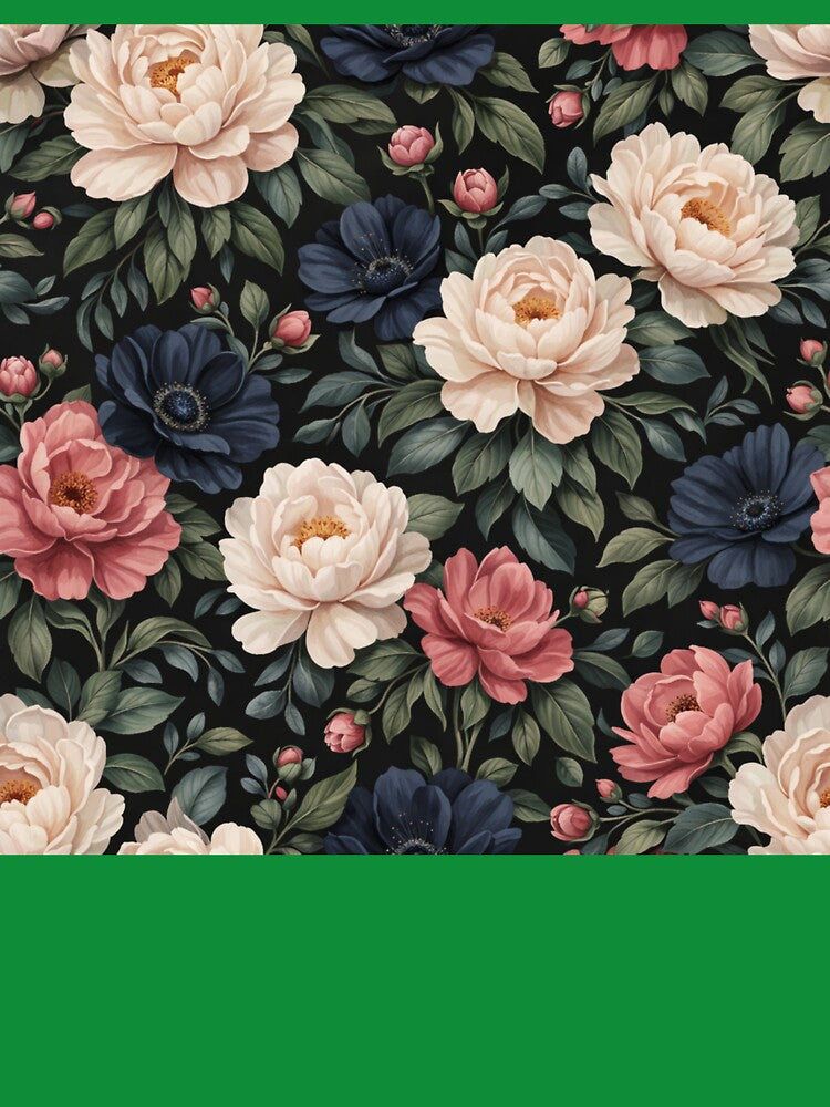 Premium Seamless Floral Pattern with Realistic Peonies by ZEYCAT T-Shirts, Hoodie, Sweatshirt | BlankRebels.com (Image 3)