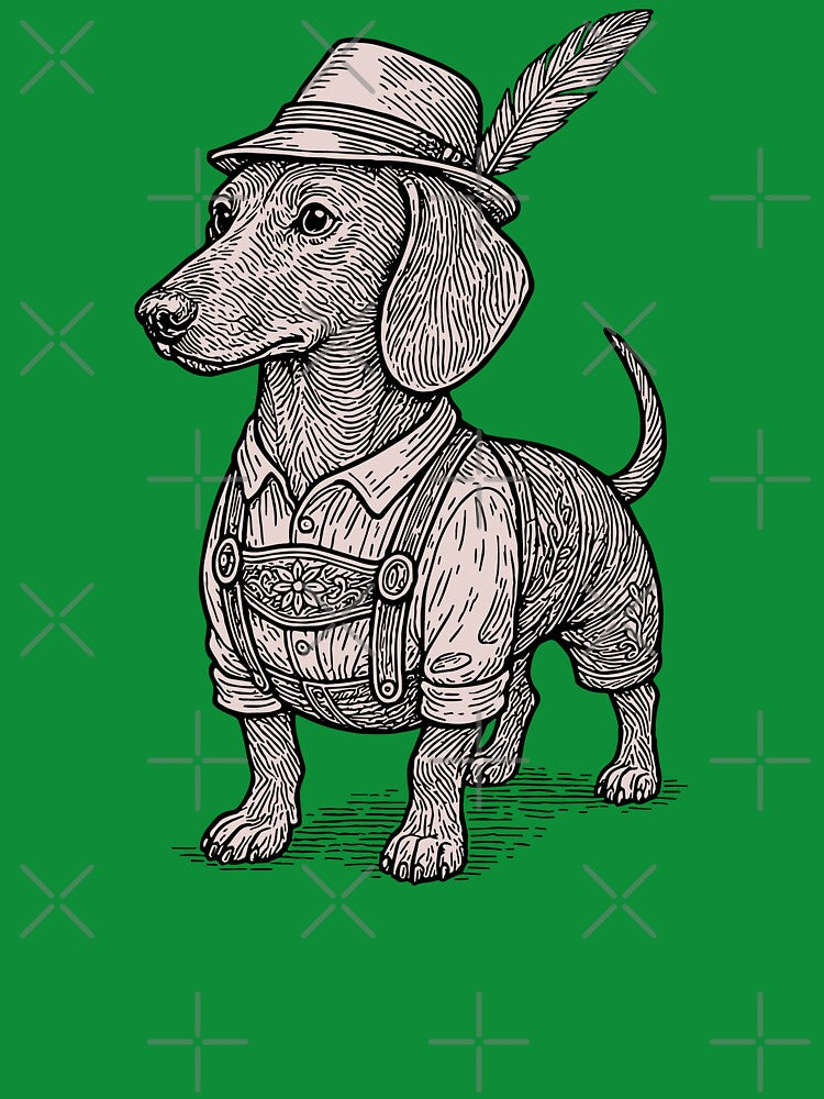 Vintage Dachshund by Serge Inker T-Shirts, Hoodie, Sweatshirt | BlankRebels.com (Image 3)