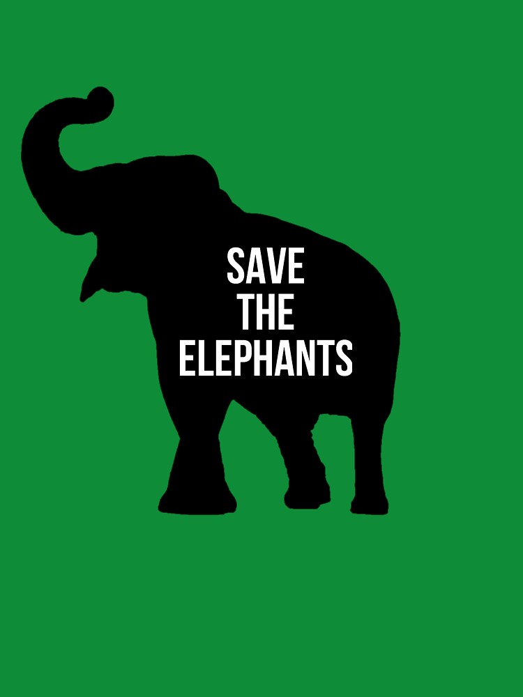 Save The Elephants by RevolutionInPaint T-Shirts, Hoodie, Sweatshirt | BlankRebels.com (Image 3)