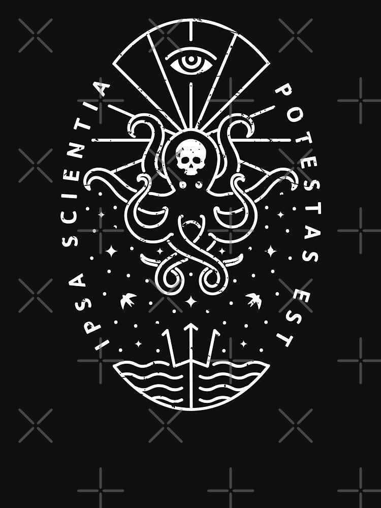 Knowledge - White/Skull by rfad T-Shirts, Hoodie, Sweatshirt | BlankRebels.com (Image 3)