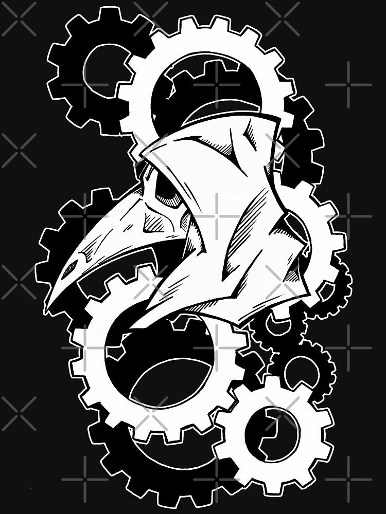 Plague Doctor Gears by gulapocalypse T-Shirts, Hoodie, Sweatshirt | BlankRebels.com (Image 3)