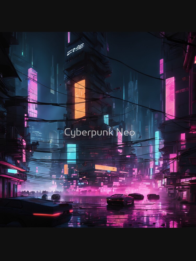 Cyberpunk Night City Art #3 by Cyberpunk Neo T-Shirts, Hoodie, Sweatshirt | BlankRebels.com (Image 3)