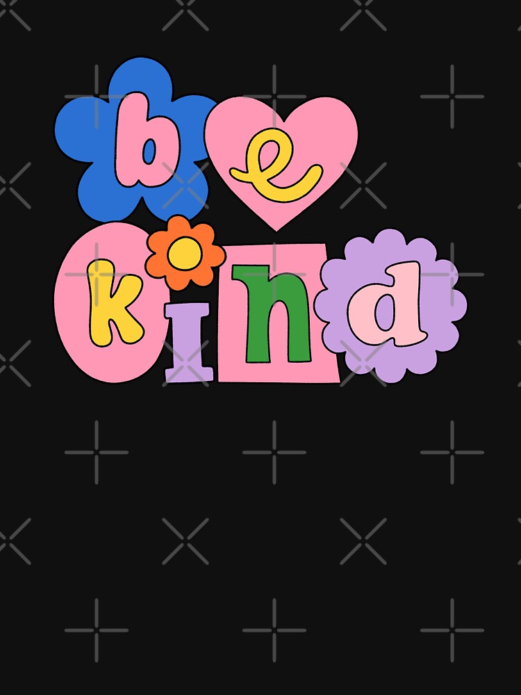 be kind cute letters by catdiasart T-Shirts, Hoodie, Sweatshirt | BlankRebels.com (Image 3)