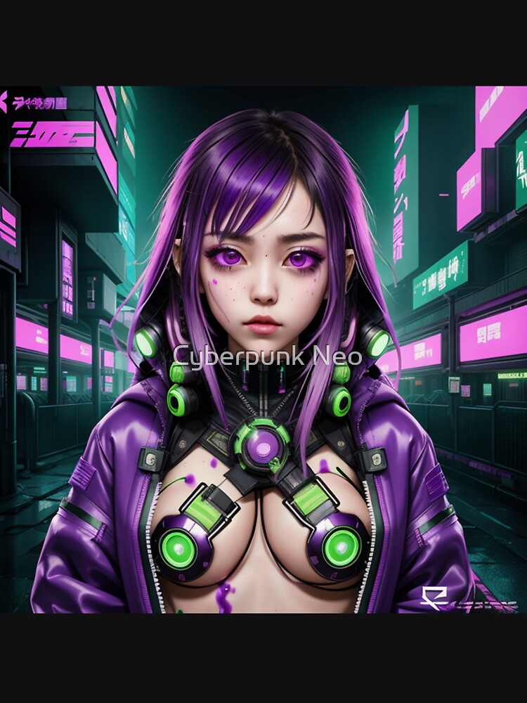 Cyberpunk Anime Girl 4 by Cyberpunk Neo