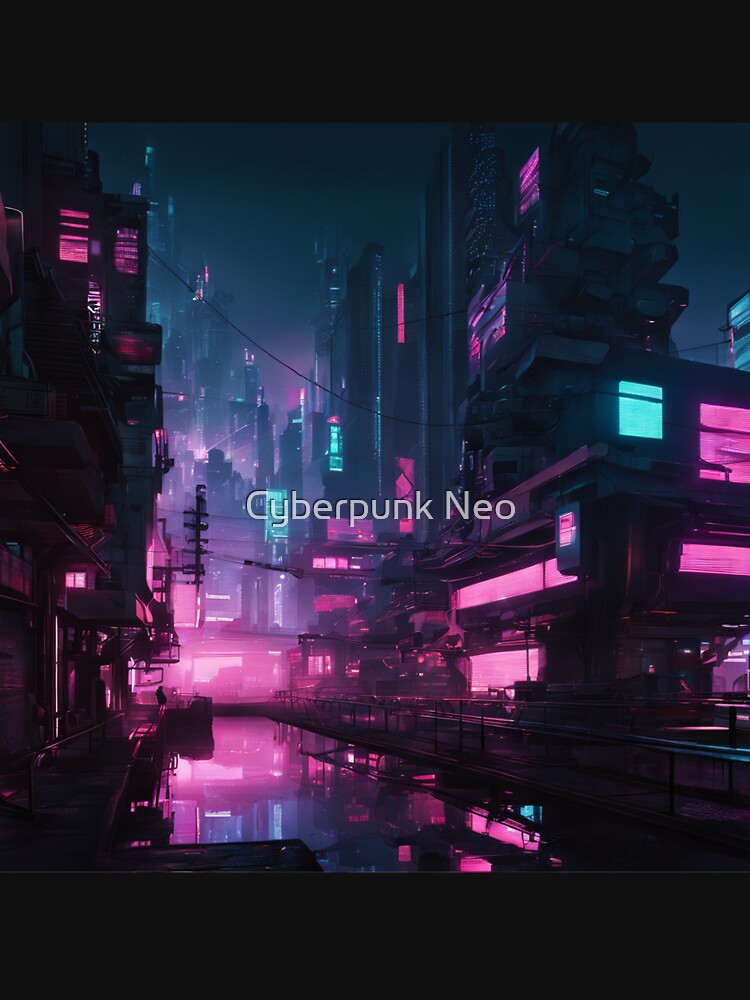 Cyberpunk Night City Art #7 by Cyberpunk Neo T-Shirts, Hoodie, Sweatshirt | BlankRebels.com (Image 3)