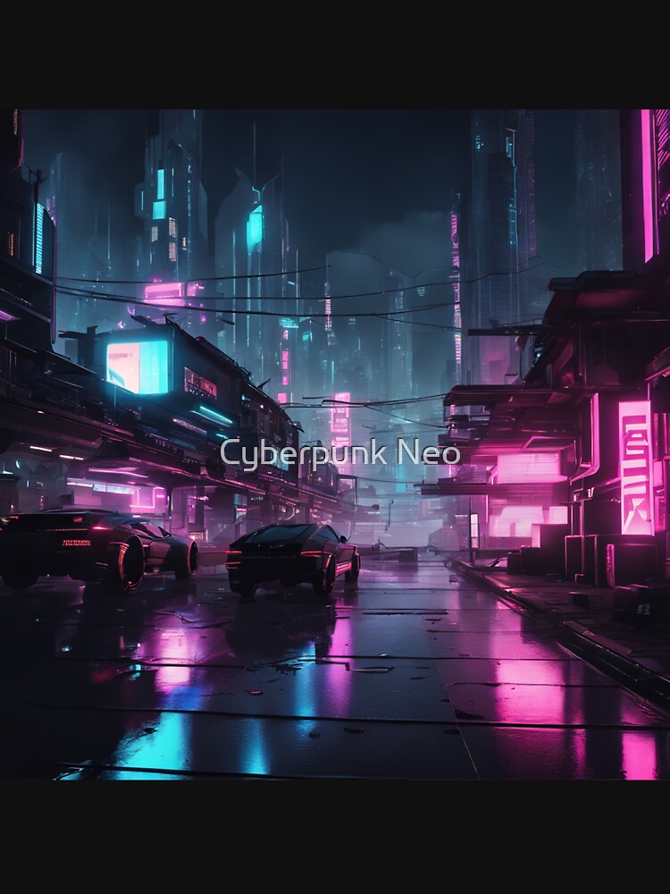 Cyberpunk Night City Art #2 by Cyberpunk Neo T-Shirts, Hoodie, Sweatshirt | BlankRebels.com (Image 3)